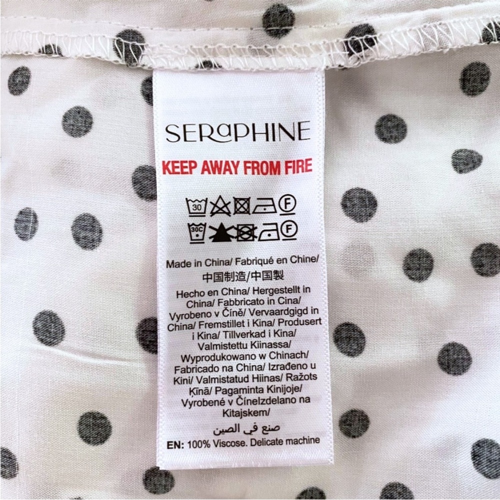 (35) NEW Seraphine Dotty Woven Maternity Top 6 - Picture 17 of 17